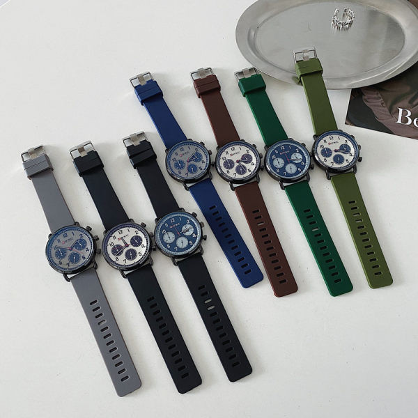 Naujo modelio vyriškas laikrodis - su odiniu dirželiu