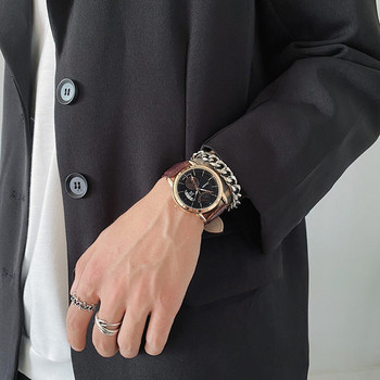 Модерен мъжки часовник с кръгъл циферблат - няколко модела