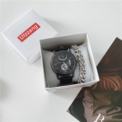 Šiuolaikinis vyriškas laikrodis su apvaliu ciferblatu – keli modeliai