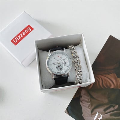 Šiuolaikinis vyriškas laikrodis su apvaliu ciferblatu – keli modeliai