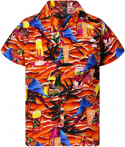 Hawaii ing 3d nyomtatású sör Rövid ujjú kubai ing Beach Wear póló Top Party Vintage Stílus Férfi Női Férfi Ruházat