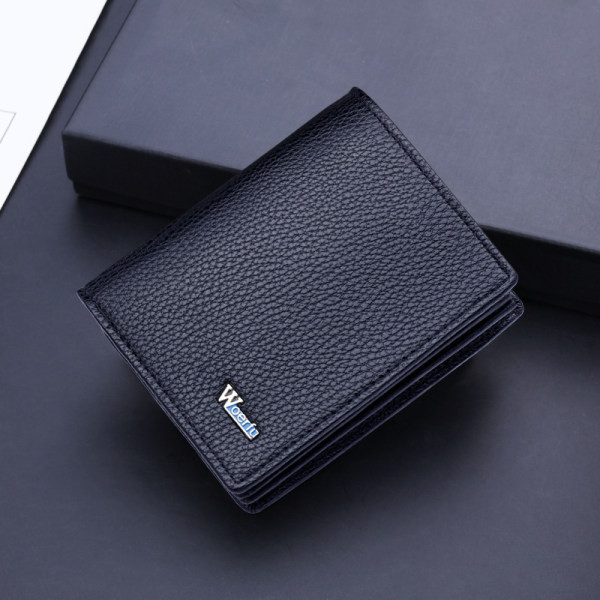 Vyriška piniginė iš eko odos su keliais skyreliais dokumentams ir kredito kortelėms