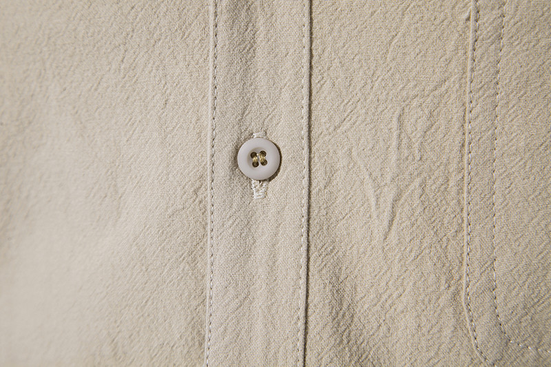 Új divatos férfi hosszú ujjú ing Légáteresztő férfi vászon Slim Fit Beltéri Outdoor Trip Partyingek