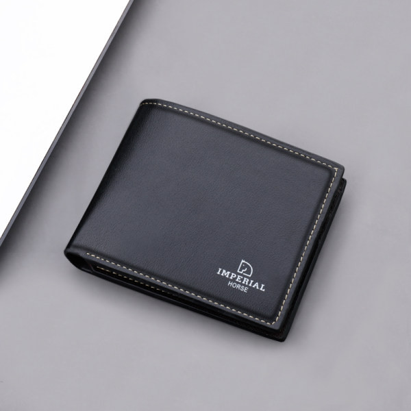 Moderni vyriška piniginė su keliais skyreliais dokumentams