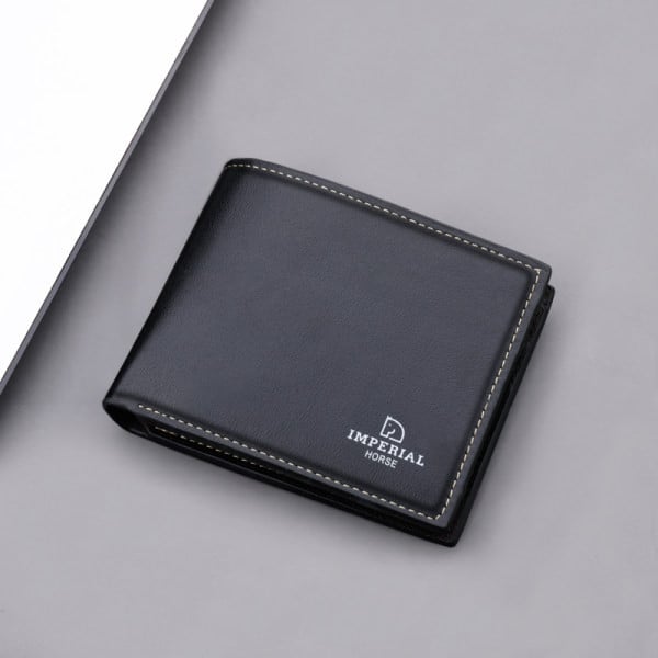 Moderni vyriška piniginė su keliais skyreliais dokumentams