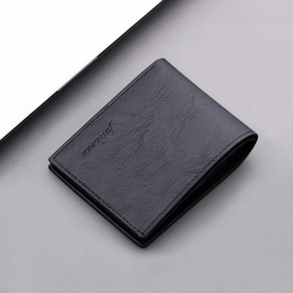 Muški novčanik od umjetne kože - crne i smeđe boje