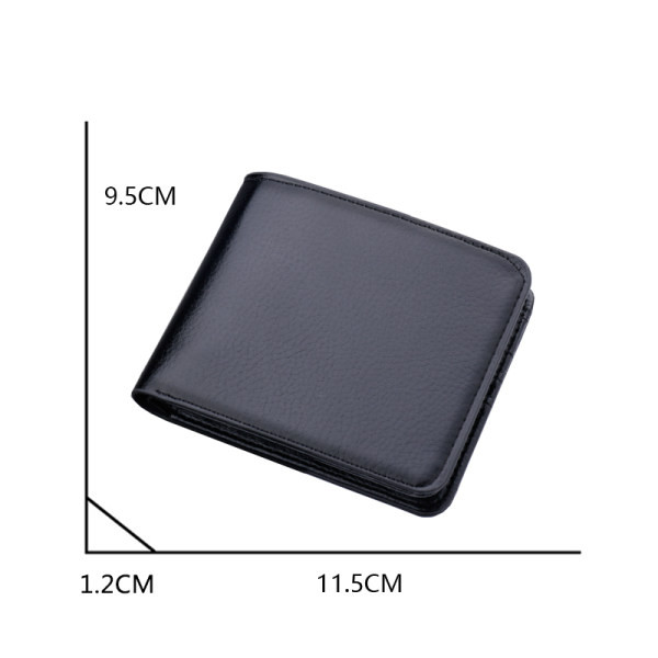 Ανδρικό πορτοφόλι από οικολογικό δέρμα χωρίς κούμπωμα