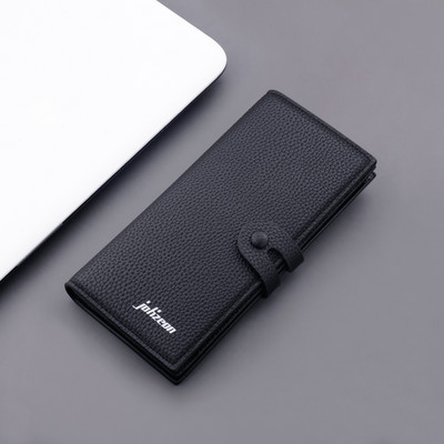 Meeste ökonahast rahakott nööpide ja kirjaga