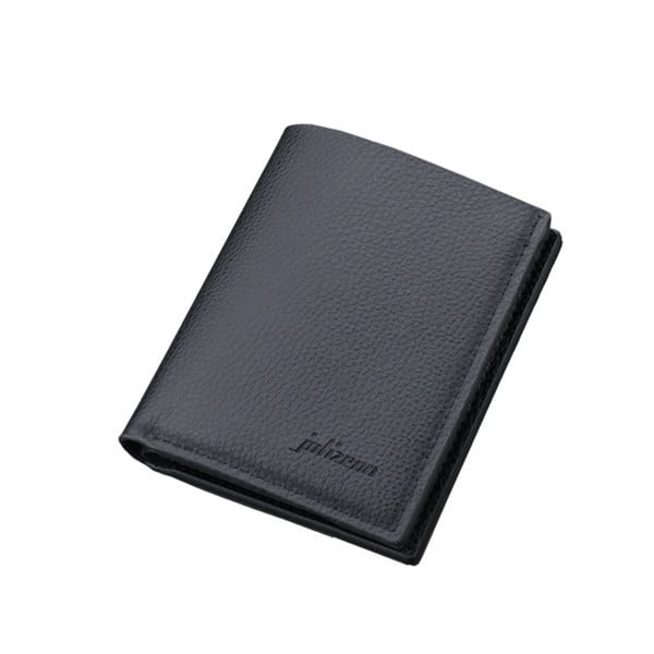 Öko-nahast väike meeste rahakott kirjaga