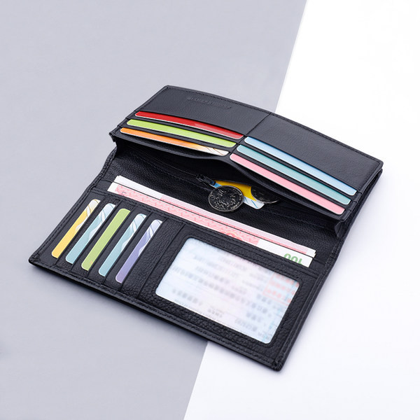 Portofel barbatesc cu buzunar pentru monede - piele ecologica