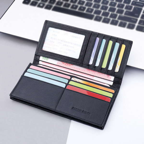 Portofel barbatesc cu buzunar pentru monede - piele ecologica