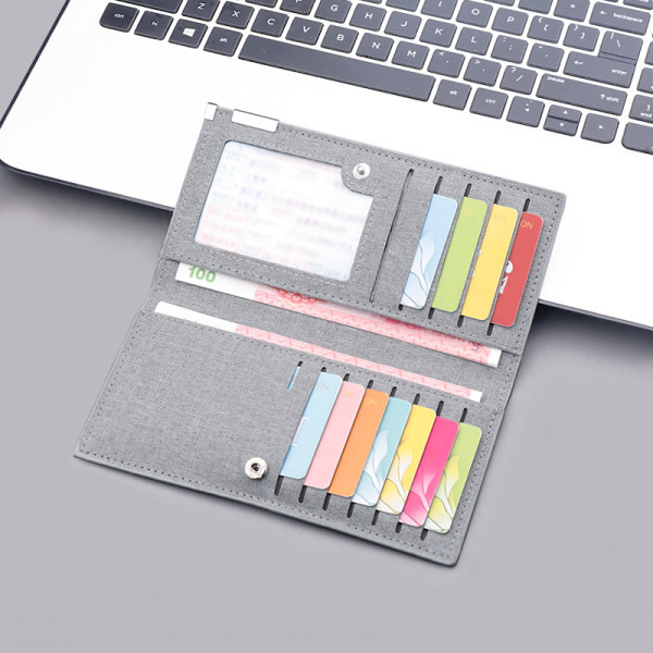 Alkalmi férfi pénztárca kapocs nélkül