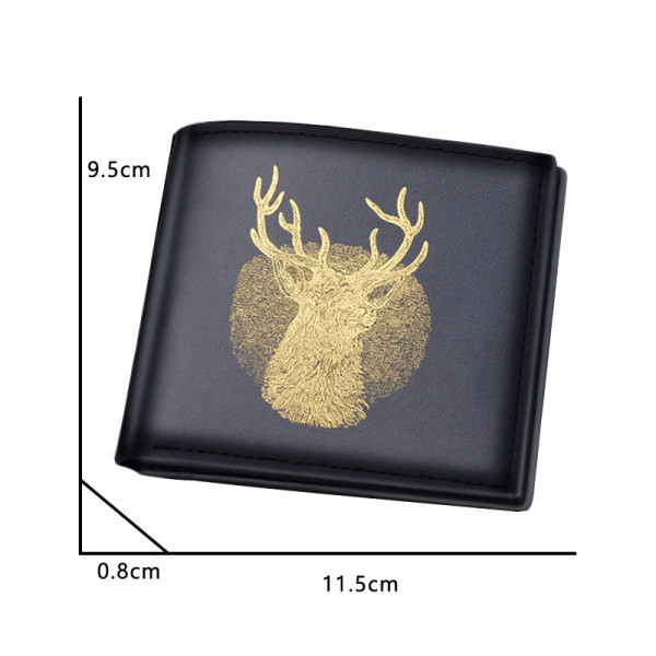 Naujo modelio vyriška piniginė iš eko odos - juodos spalvos