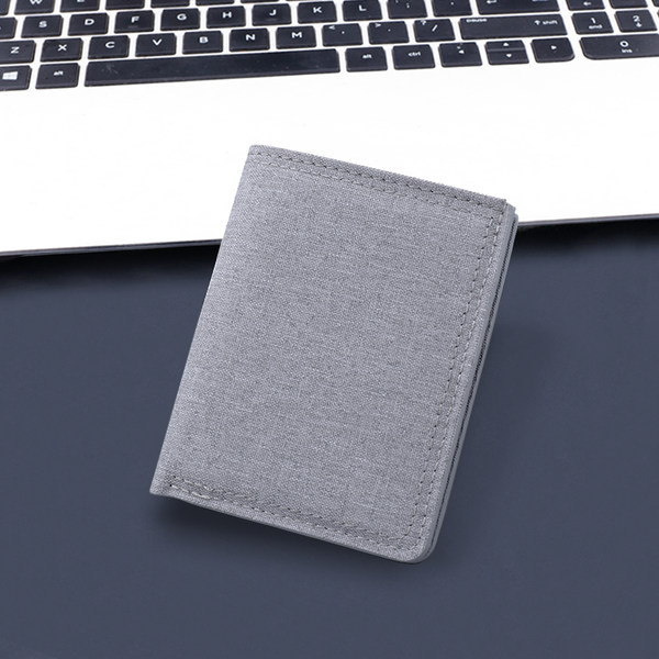 Portofel din material textil pentru bărbați - cu compartiment interior pentru monede