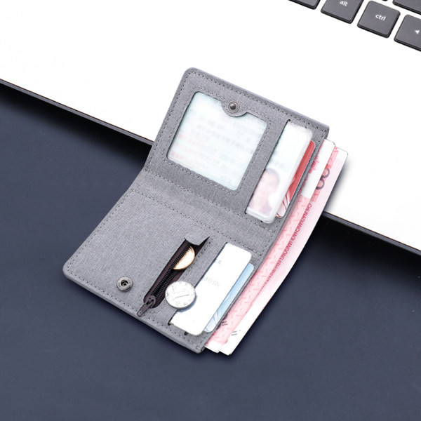 Portofel din material textil pentru bărbați - cu compartiment interior pentru monede