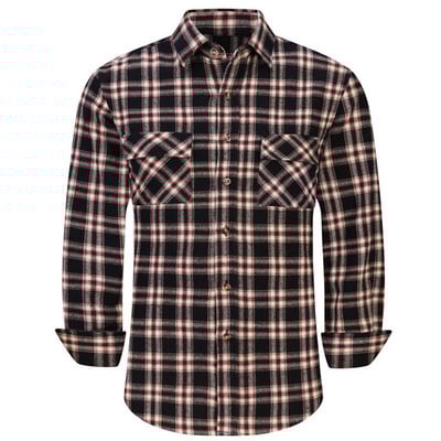 2022. aasta uus meeste ruuduline flanellsärk, kevad-sügis, meeste tavalisse vorminguga vabaaja pikkade varrukatega särgid (USA SUURUS SML XL 2XL)