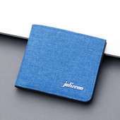 Kolmes värvitoonis lõuendist meeste rahakott