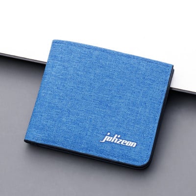 Kolmes värvitoonis lõuendist meeste rahakott