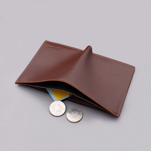 Muški novčanik od umjetne kože - crne i smeđe boje