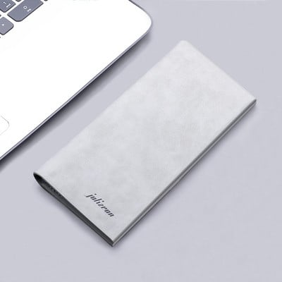 Dviejų spalvų stilinga vyriška piniginė iš eko odos