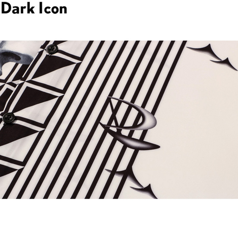 Tamsios piktogramos marginti polo marškinėliai Vyriški vasaros gatvės drabužiai Vyriški marškiniai Havajų marškiniai Vyras