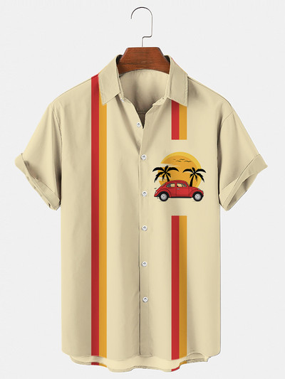 2022. aasta meeste Hawaii särk 6xl avara veniv särk, meeste ja naiste 3D-printeriga kookospähklipuu üherealine lühikeste varrukatega rannas