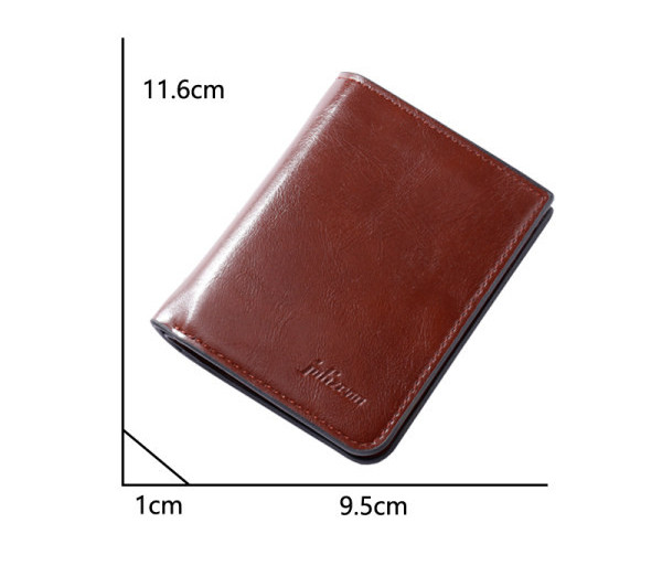 Férfi bőr pénztárca két modell