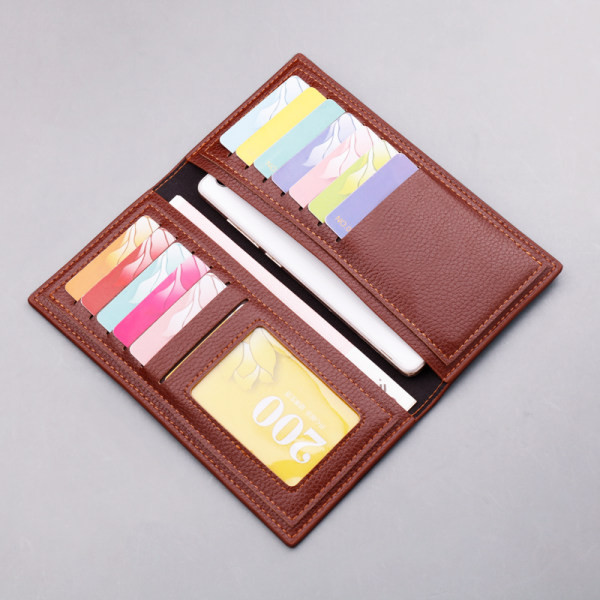 Naujo modelio vyriška dviejų spalvų piniginė iš dirbtinės odos