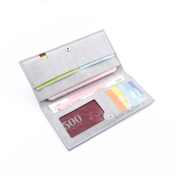 Vyriška plona piniginė iš eko odos ir užsegama sagomis