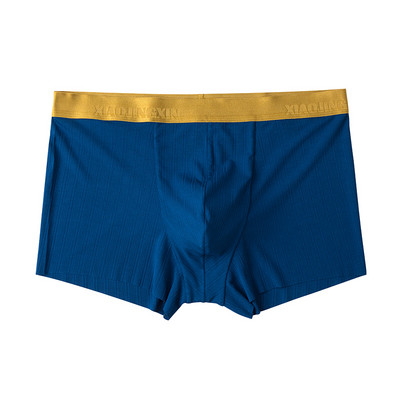 Besiūlės vyriškos boksinės kelnaitės iš kvėpuojančio audinio su užrašais