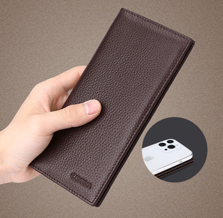 Vyriška piniginė su kišenėle monetai – dirbtinė oda