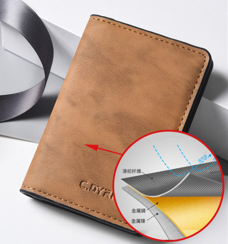 Vyriška piniginė iš eko odos – keturių spalvų