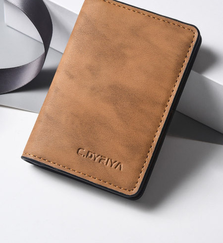 Vyriška piniginė iš eko odos – keturių spalvų