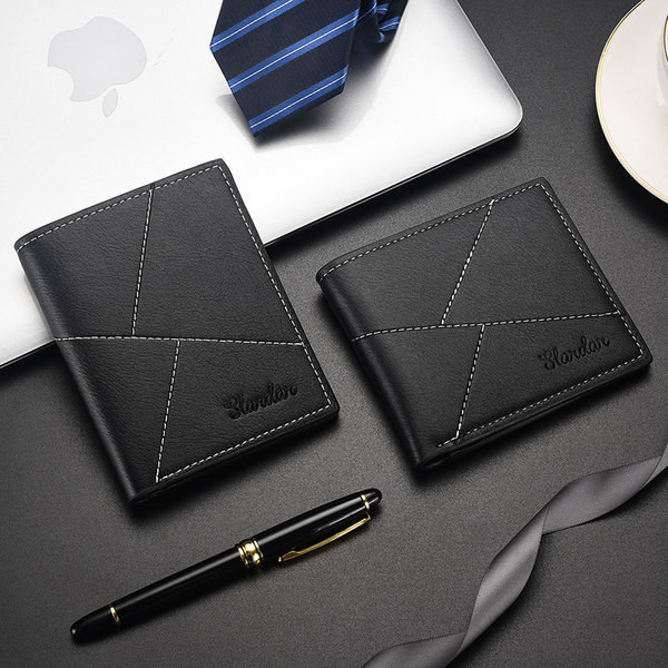 Vyriška odinė piniginė trijų modelių