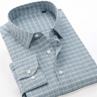 6XL 7XL 8XL 9XL 10XL Nagy méretű kockás hosszú ujjú ing 2022 tavaszi márkájú ruházat Alkalmi ifjúsági férfi bő zsebű pamut ing