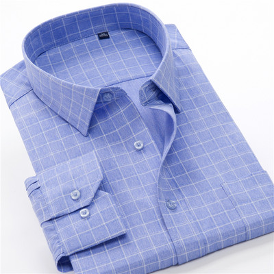 6XL 7XL 8XL 9XL 10XL Nagy méretű kockás hosszú ujjú ing 2022 tavaszi márkájú ruházat Alkalmi ifjúsági férfi bő zsebű pamut ing