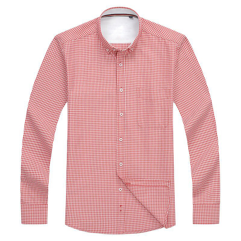 6XL 7XL 8XL 9XL 10XL Nagy méretű kockás hosszú ujjú ing 2022 tavaszi márkájú ruházat Alkalmi ifjúsági férfi bő zsebű pamut ing