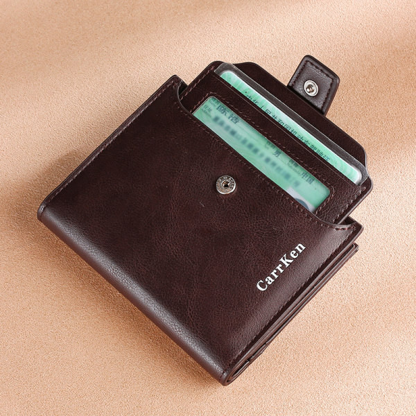 Meeste nahast rahakott müntide ja dokumentide jaoks