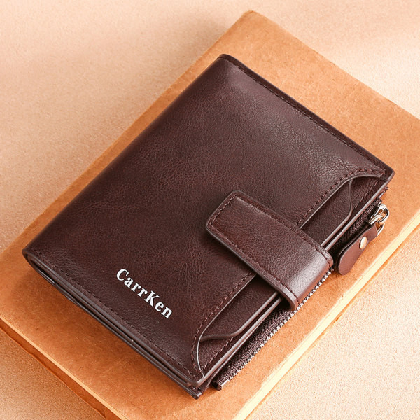 Meeste nahast rahakott müntide ja dokumentide jaoks