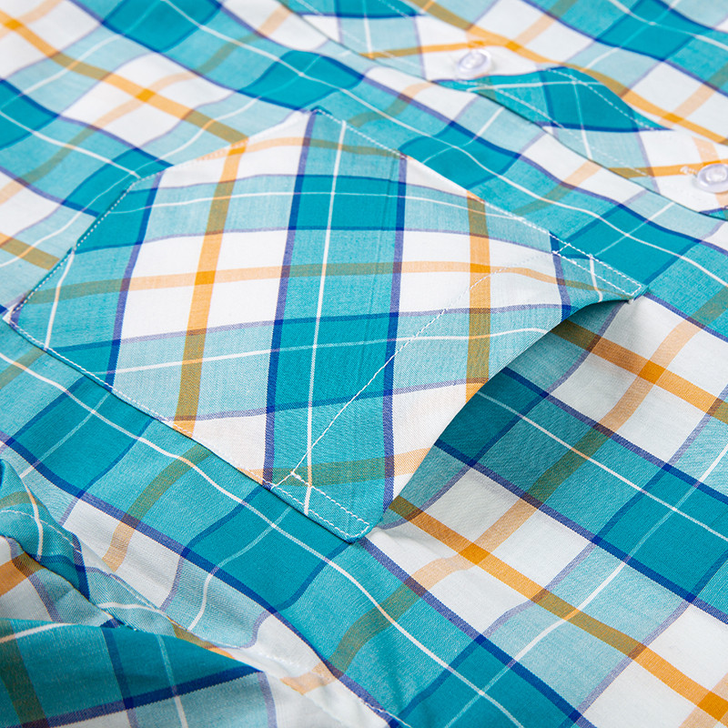 100% puuvillane meeste särk lühikeste varrukatega ruuduline suve jaoks lahedad ruudulised särgid, meeste äri vabaaja taskuga, suur suurus uus