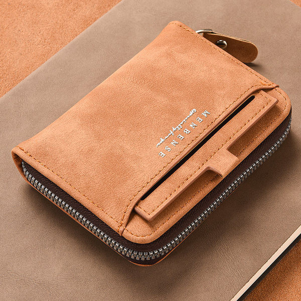 Maža eko odos piniginė su keliais skyreliais