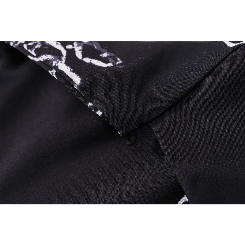 Sötét ikon csontváz Sárkány férfi ing Nyári vékony anyagú ing Férfi pólók