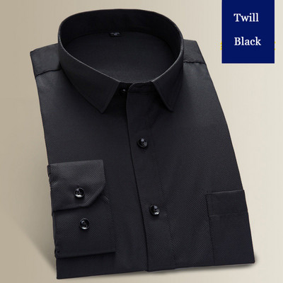 Plusz nagy méretű 8XL 7XL 6XL Férfi hosszú ujjú ing Alkalmi ruha Egyszínű Rutin Fit Design Üzleti Férfi Közösségi ingek