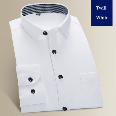 Plusz nagy méretű 8XL 7XL 6XL Férfi hosszú ujjú ing Alkalmi ruha Egyszínű Rutin Fit Design Üzleti Férfi Közösségi ingek