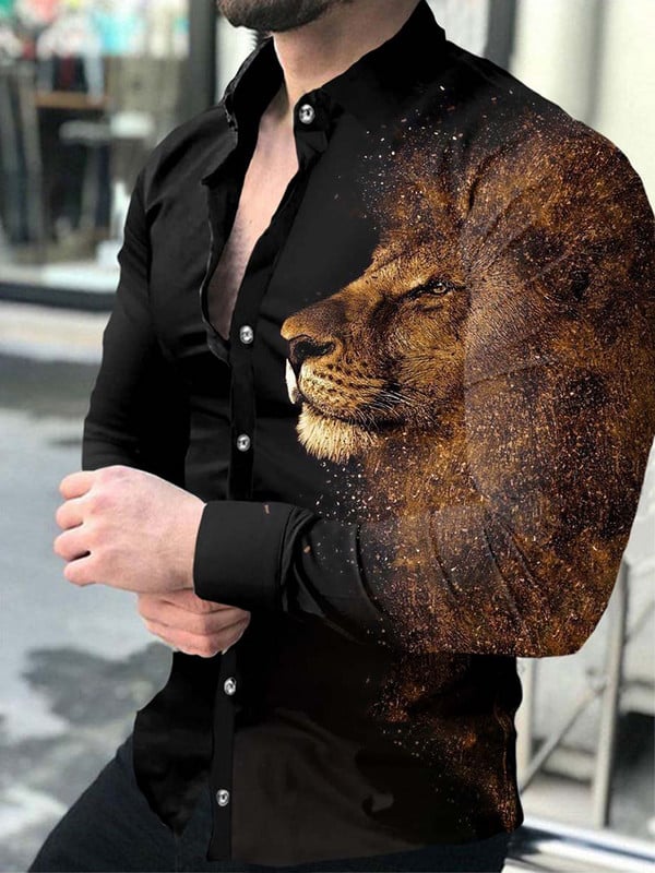 Luksuslikud meeste särgid Alla keeratava kraega nööpidega särk vabaaja disaineri triibuga pikkade varrukatega topid Meeste riided ballipidude kardigan