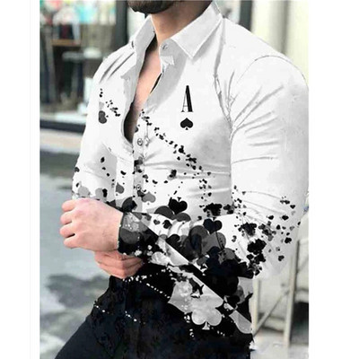 Prabangūs „Royal Golden“ vyriški laisvalaikio marškinėliai ilgomis rankovėmis Vyriški „Paisley Print“ marškinėliai „Camisa Social Masculina Manga Longa“ vakarėlio marškinėliai