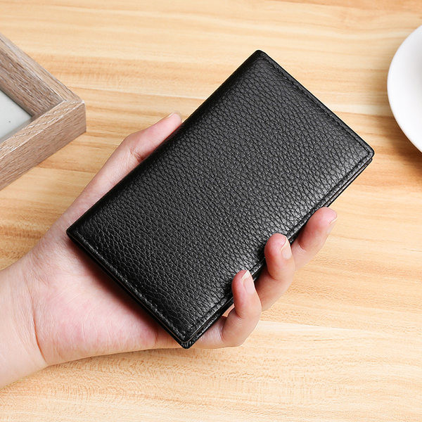 Portofel mic din piele ecologica pentru documente si carduri personale