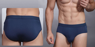 Vyriškos kelnaitės su tamprėmis - švaraus modelio