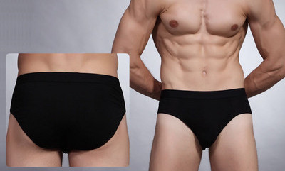 Vyriškos kelnaitės su tamprėmis - švaraus modelio