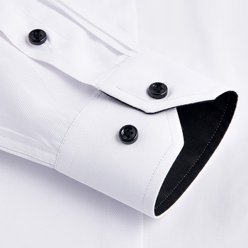 2020 New Arrival Ανδρικό πουκάμισο μόδας Αιτιατό μακρυμάνικο ανδρικό φόρεμα Κοινωνικής επιχείρησης Πουκάμισο Soft Weeding Λευκό πουκάμισο DS278